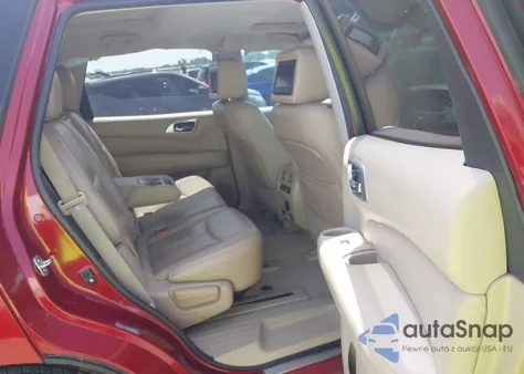 2014 Nissan Pathfinder Platinum z USA, uszkodzony, nr VIN 5N1AR2MM3EC729226